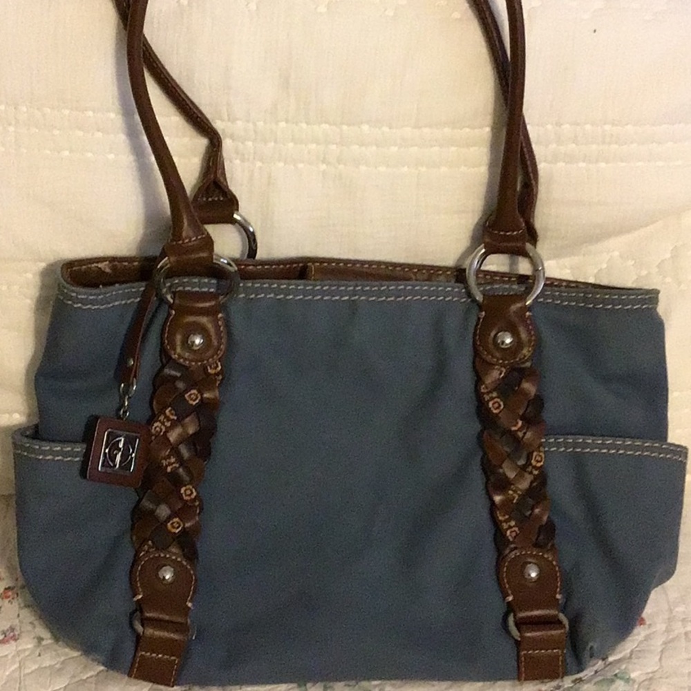 Giani Bernini Blue Fabric (denim/twill) Handbag